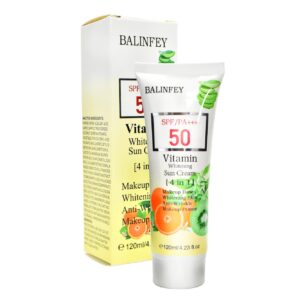 Crema Solar Balinfey Blanqueadora Con Vitaminas A Base De Maquillaje 120Ml