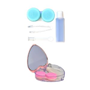 Kit para lentes de contacto en diseño en corazón