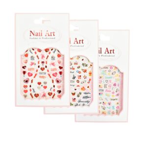 Sticker Para Decoración De Uñas Diseños Variados Nail Art